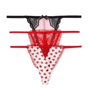 Victoria's Secret 3-pack V-String Panties